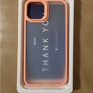 Pink and Gray Phone Case